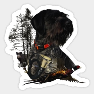 German Wirehaired Pointer Sticker